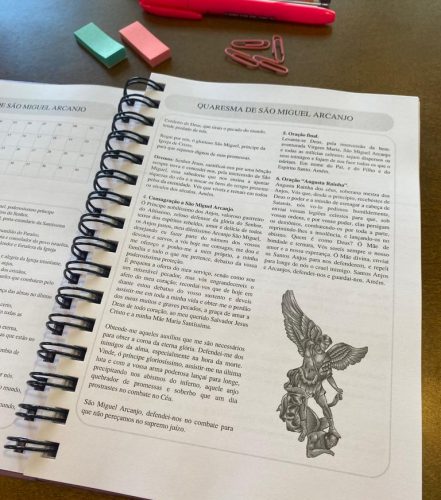 Planner Espiritual - 14 Quaresma de sao miguel arcanjo