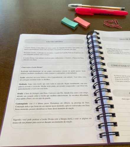 Planner Espiritual - 15 LEctio Divina