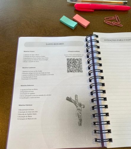 Planner Espiritual - 19 - guia oração do santo rosario e terço