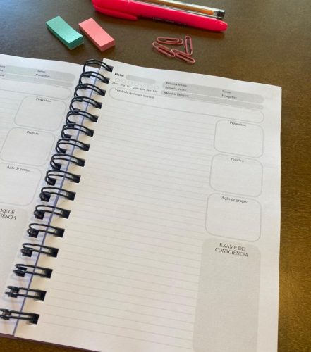 Planner Espiritual - 25 - Anotações diárias das orações propositos e exame de consciencia 2
