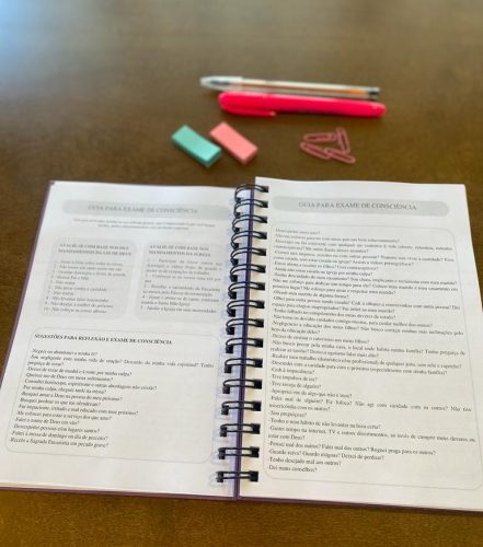 Planner Espiritual - 8 guia para exame de consciencia